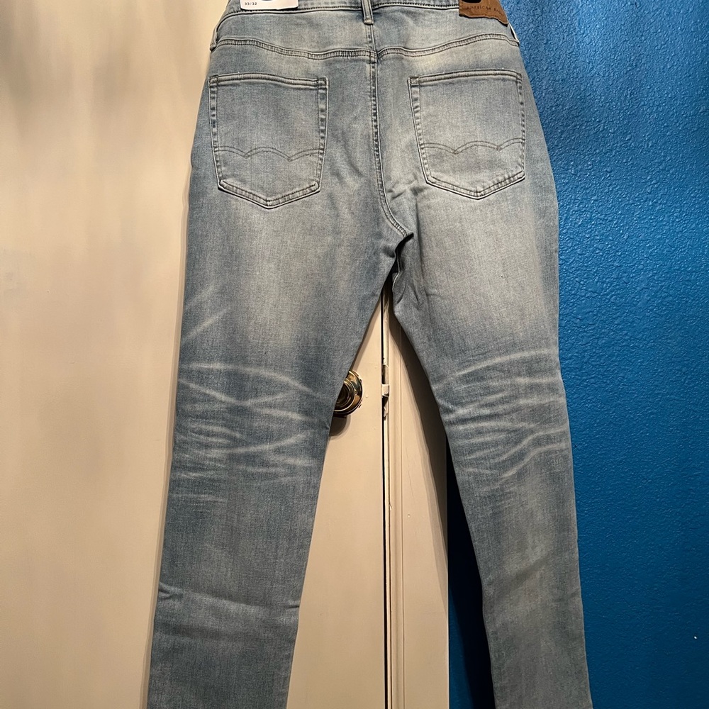 stretch denim pants 32-34